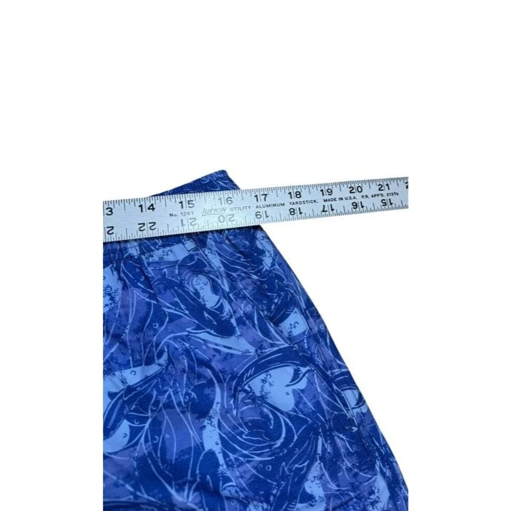 Lined Swim Trunks Shark Sighting Crown Shorts Beach